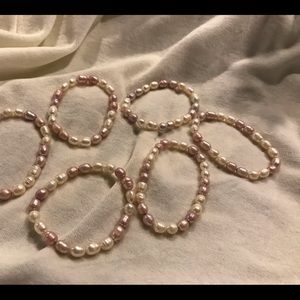 Beautiful Pearl Bracelets White/Pink/Purple